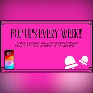 Pink Pop-Up Notification Graphic